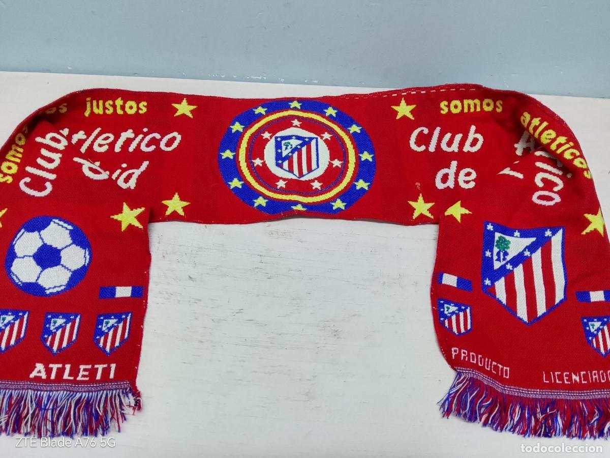 Coleccionismo deportivo: Atletico de Madrid bufanda futbol football scarf