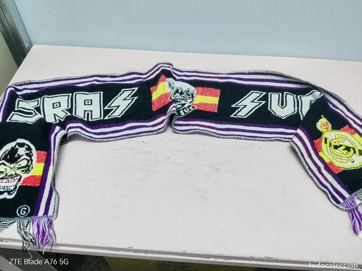 Coleccionismo deportivo: Ultrasur Ultras Sur Real Madrid bufanda futbol football scarf