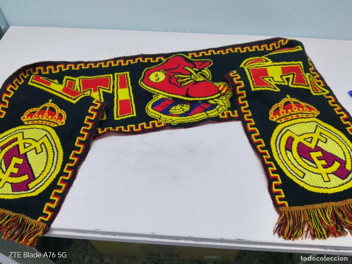 Coleccionismo deportivo: Anticule bufanda ultras ultra real madrid scarf hools