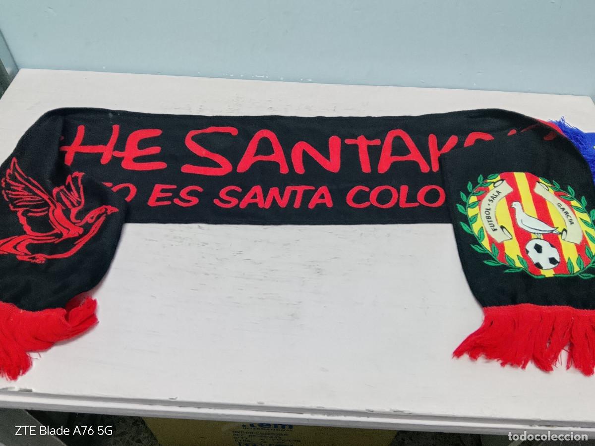Coleccionismo deportivo: The Santakos ultras Marfil santa coloma futbol bufanda football scarf