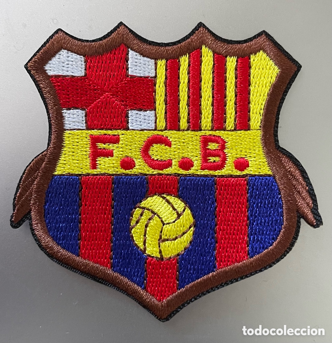 Coleccionismo deportivo: Parche retro FC Barcelona tipo Meyba