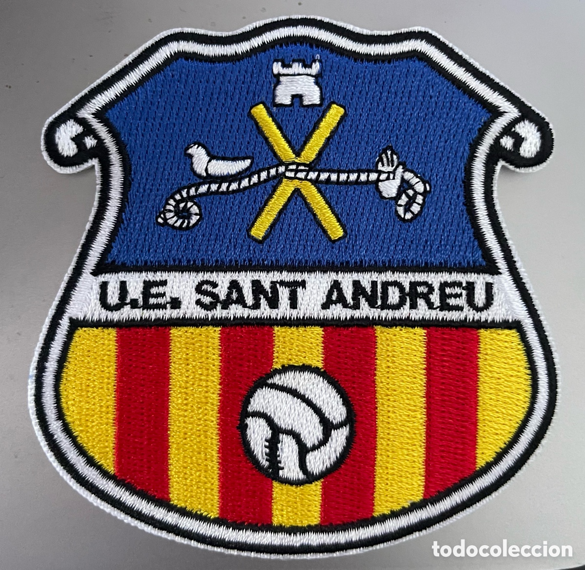 Coleccionismo deportivo: Parche UESA Sant Andreu - Foto 1