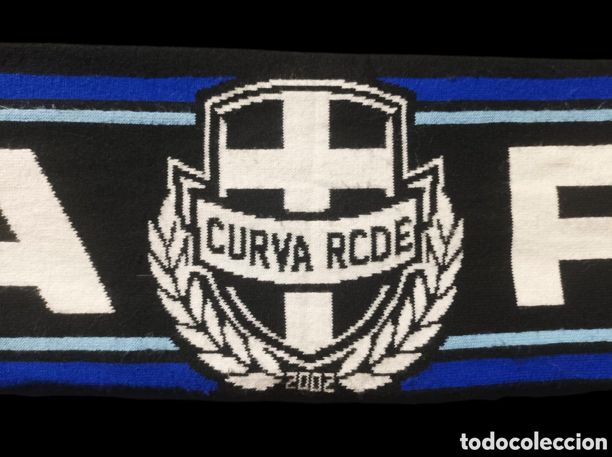 Coleccionismo deportivo: Bufanda supporters Ultras &rdquo; LA CURVA &rdquo; RCD Espanyol - Foto 4