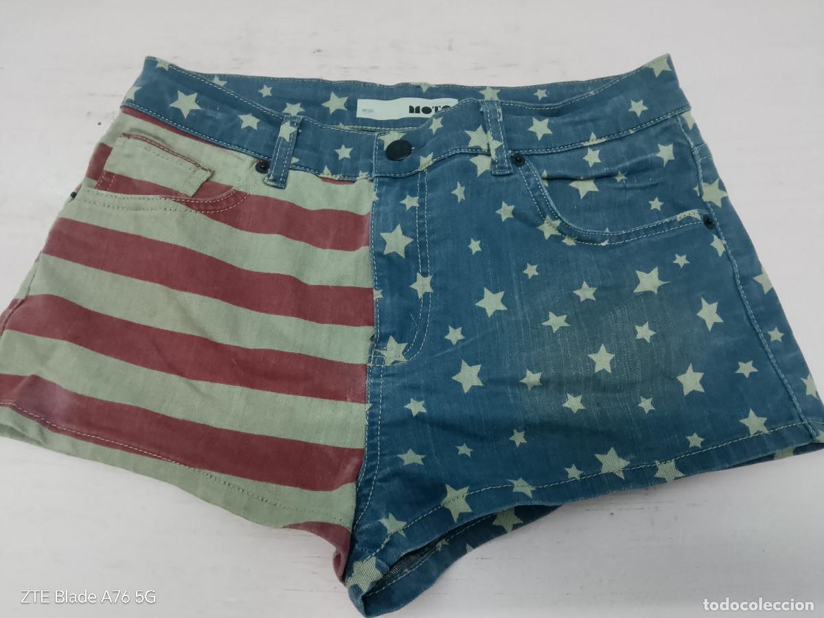 Collectionnisme sportif: USA Shorts tejanos fitness sport jeans estados Unidos 39cts W30