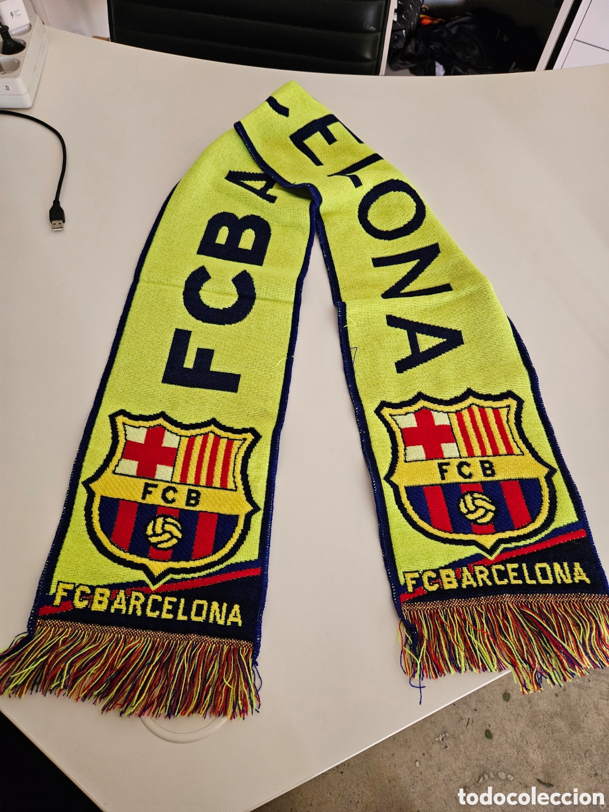 Coleccionismo deportivo: Bufanda futbol club Barcelona