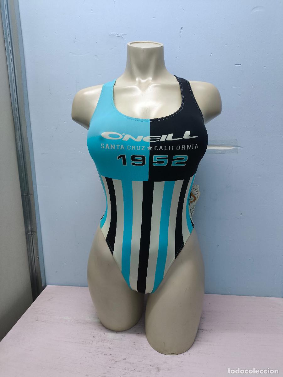Coleccionismo deportivo: O'Neill Santa Cruz California 1990s swimsuit ba&ntilde;ador vintage girl mujer chica woman M