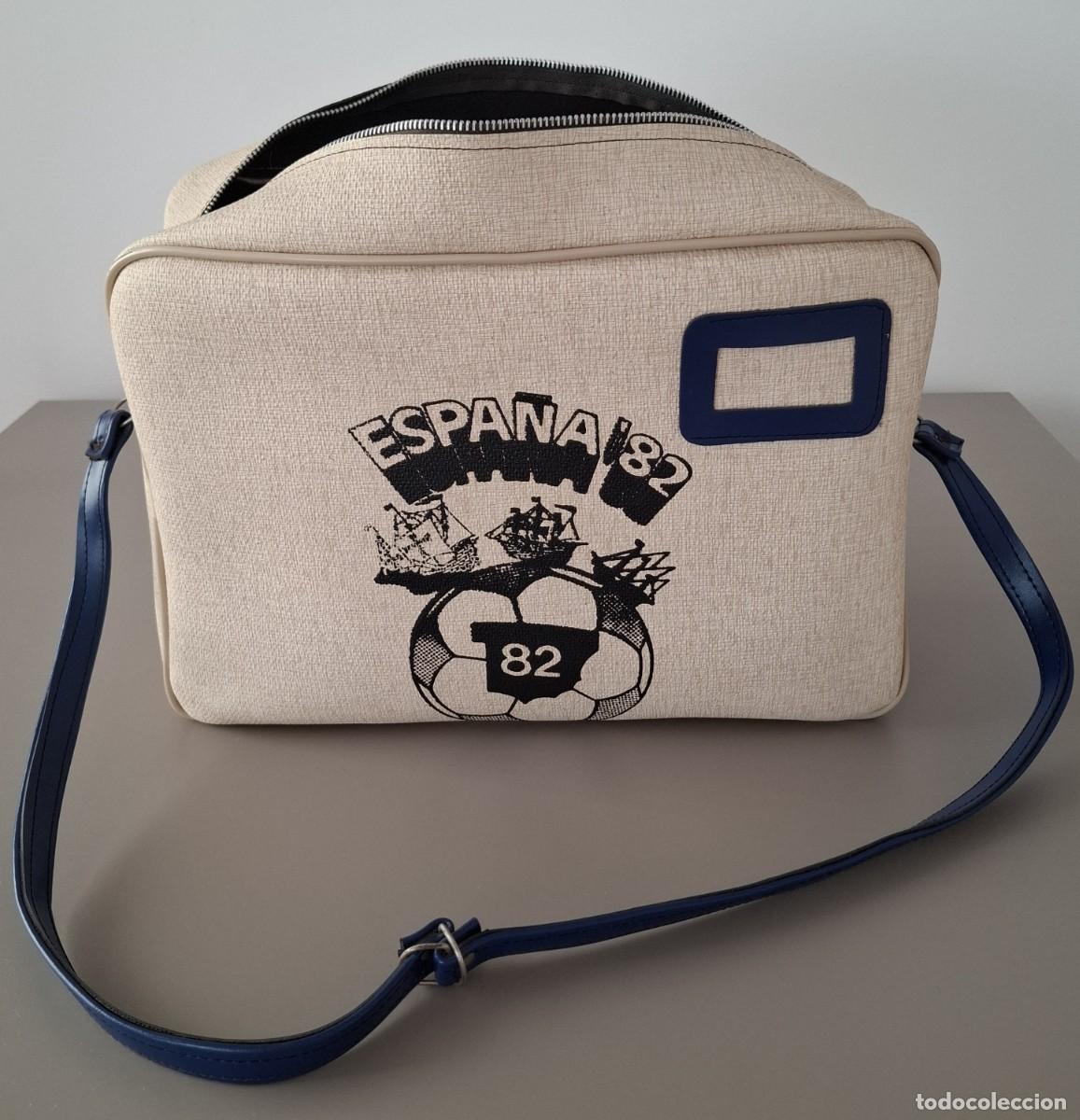 Coleccionismo deportivo: Cartera / Bolso / Bolsa vintage Mundial Espa&ntilde;a 82