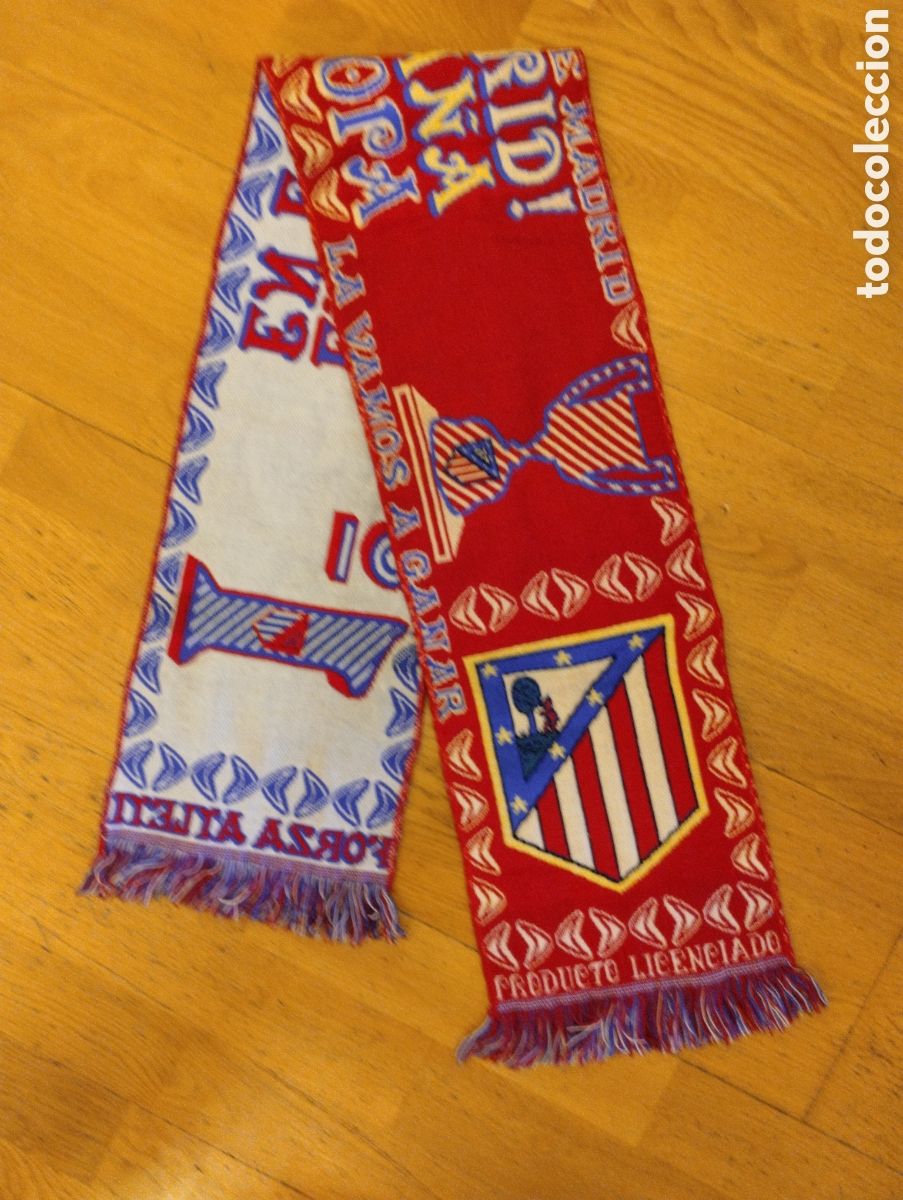 Coleccionismo deportivo: Bufanda Atl&eacute;tico de Madrid - Foto 2