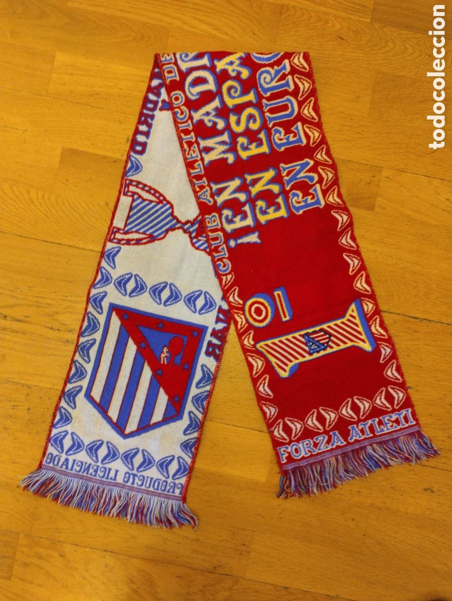 Coleccionismo deportivo: Bufanda Atl&eacute;tico de Madrid - Foto 3