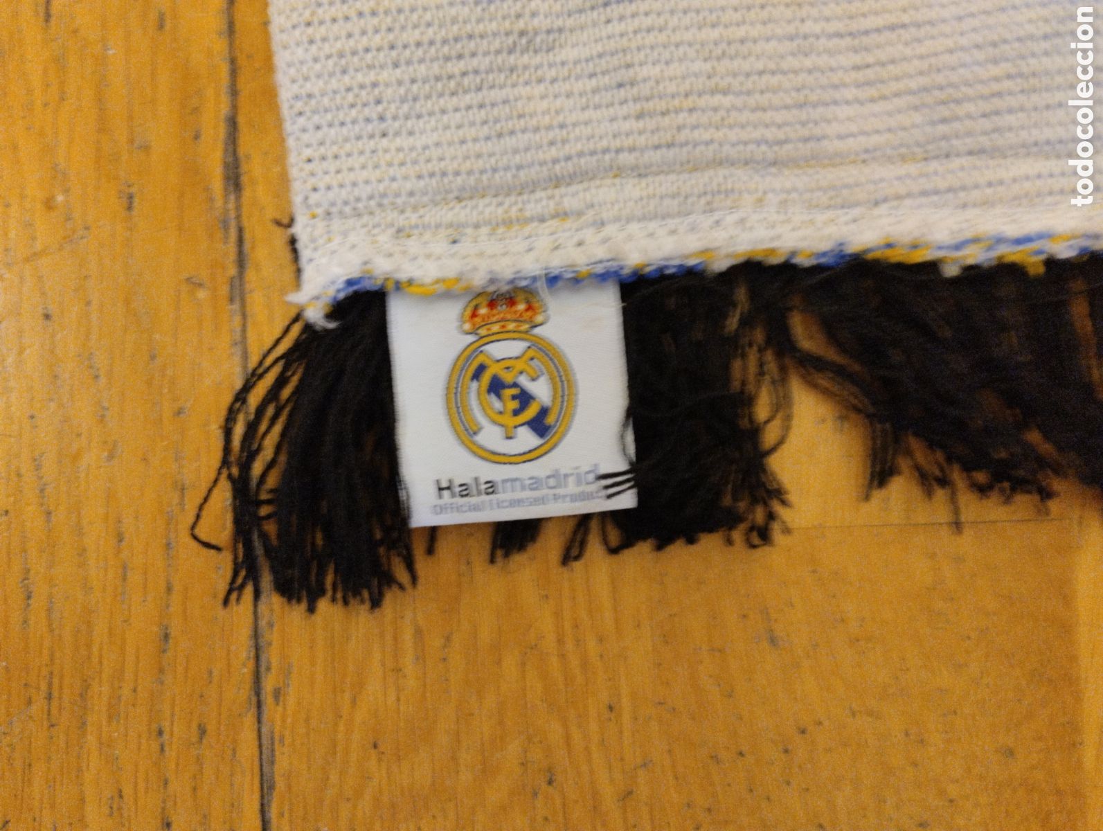 Coleccionismo deportivo: Bufanda futbol Real Madrid - Foto 4