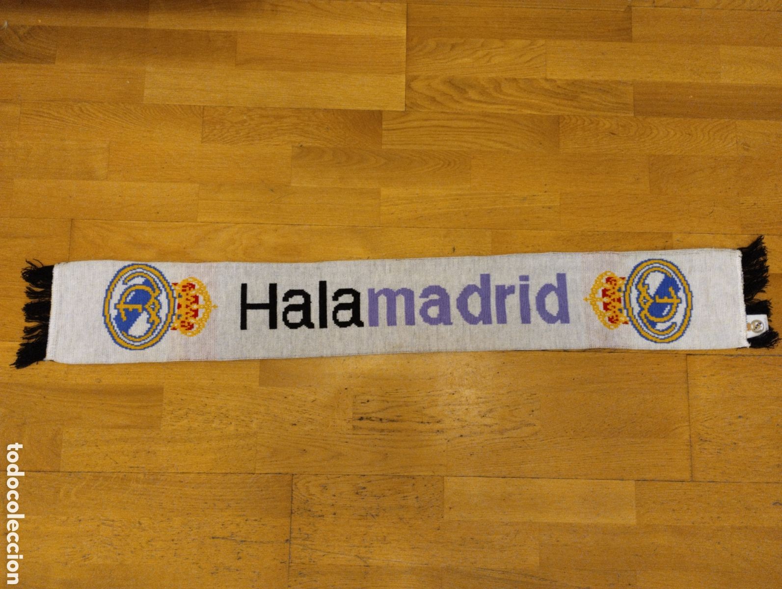 Coleccionismo deportivo: Bufanda futbol Real Madrid - Foto 1