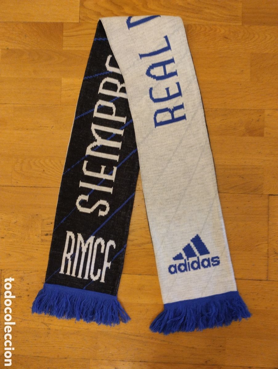 Coleccionismo deportivo: Bufanda futbol Real Madrid - Foto 2