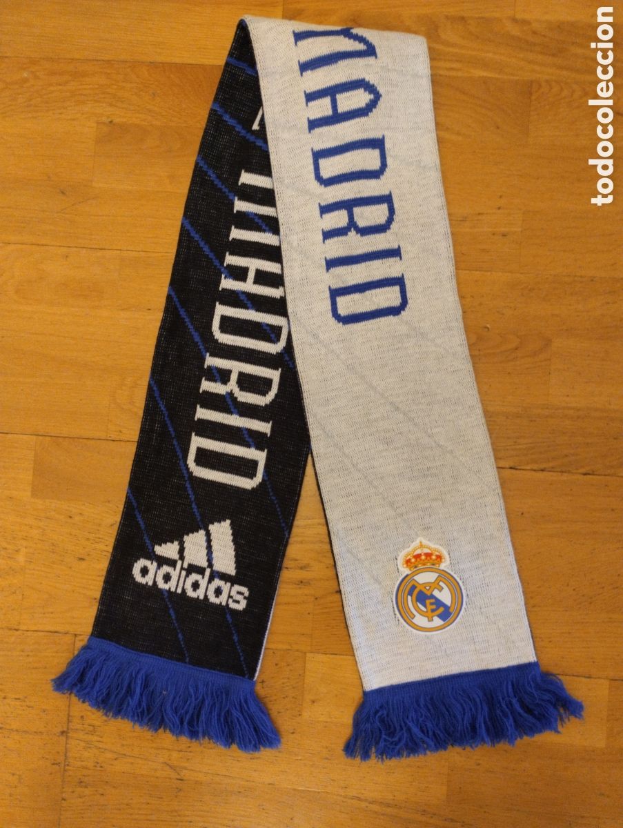 Coleccionismo deportivo: Bufanda futbol Real Madrid - Foto 3