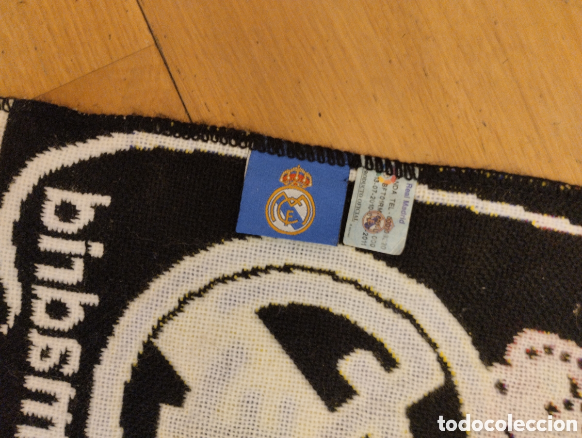 Coleccionismo deportivo: Bufanda futbol Real Madrid - Foto 3