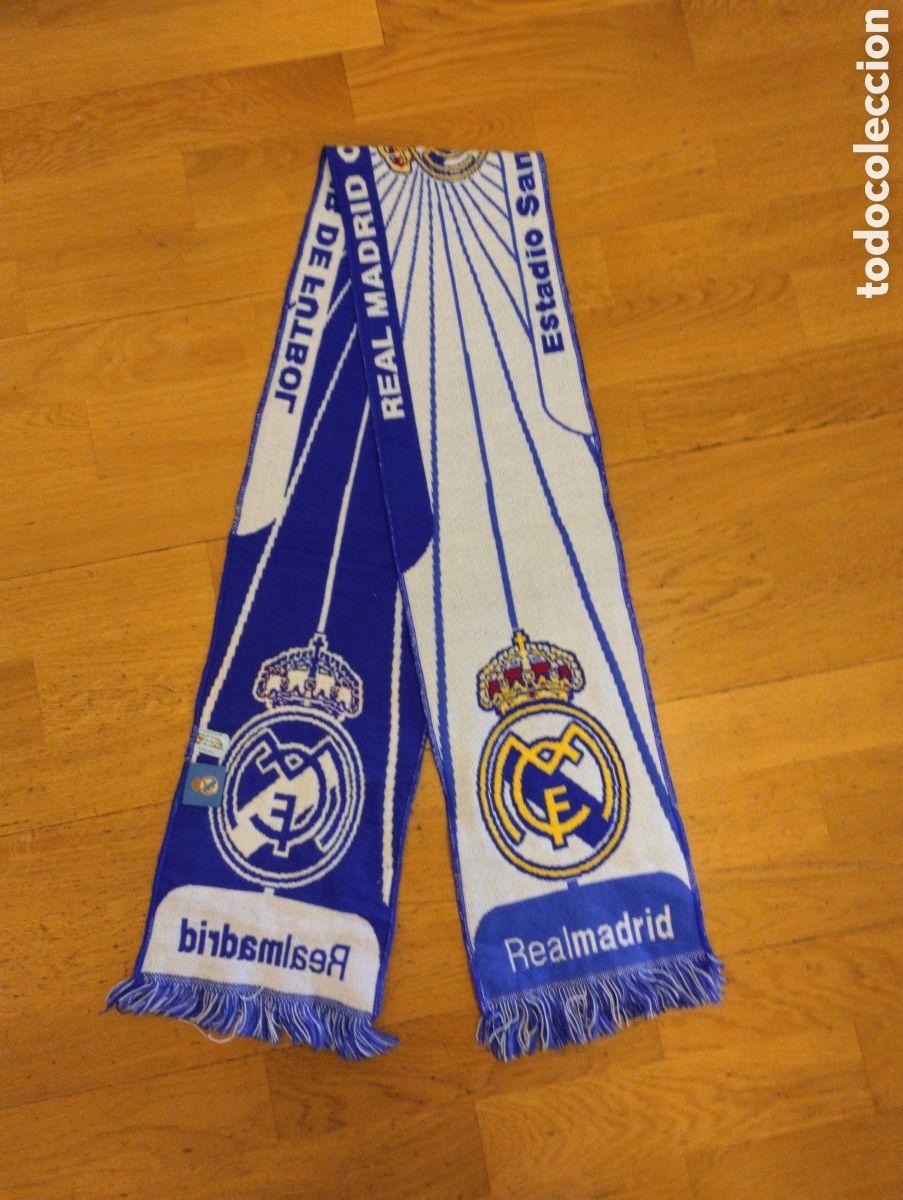 Coleccionismo deportivo: Bufanda futbol Real Madrid - Foto 3