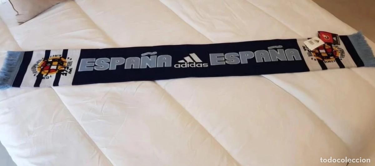 Coleccionismo deportivo: Bufanda de Espa&ntilde;a Adidas f&uacute;tbol - Foto 1