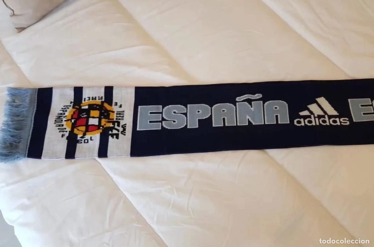 Coleccionismo deportivo: Bufanda de Espa&ntilde;a Adidas f&uacute;tbol - Foto 2