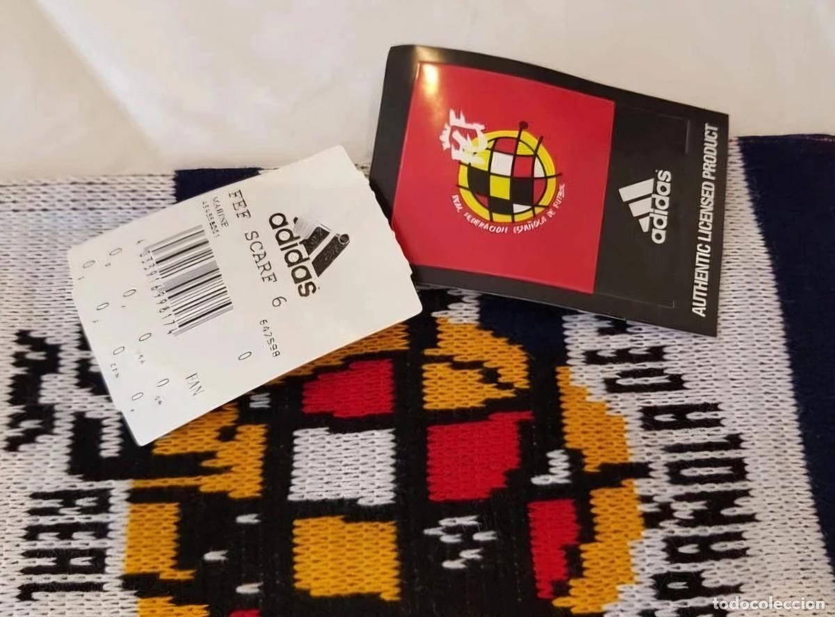 Coleccionismo deportivo: Bufanda de Espa&ntilde;a Adidas f&uacute;tbol - Foto 4