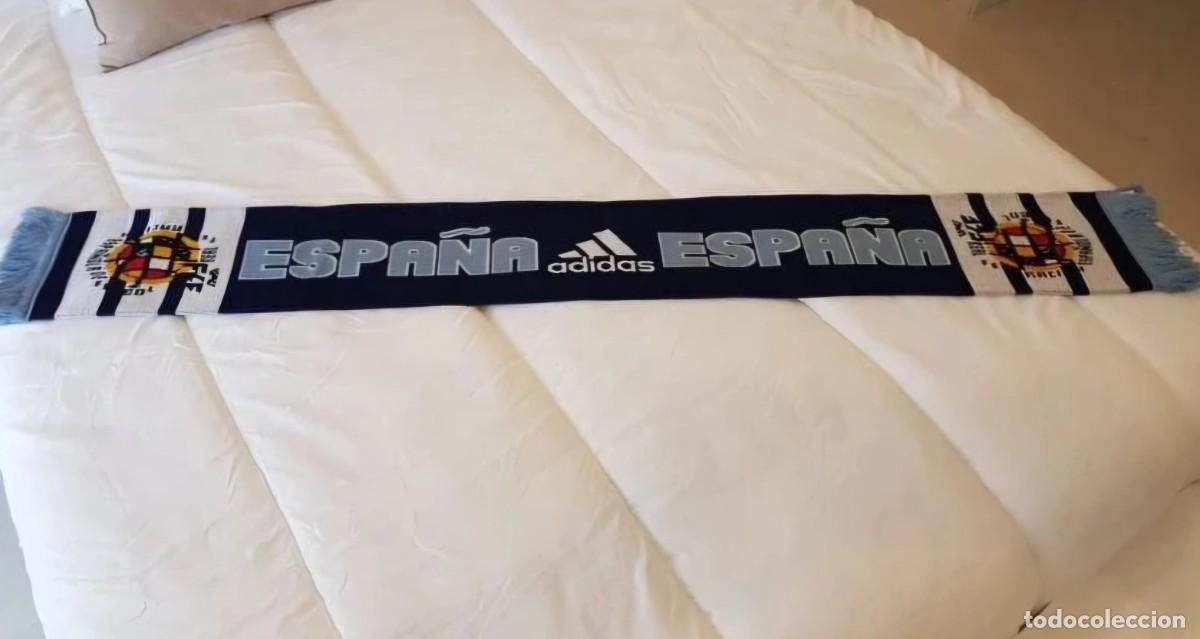 Coleccionismo deportivo: Bufanda de Espa&ntilde;a Adidas f&uacute;tbol - Foto 5