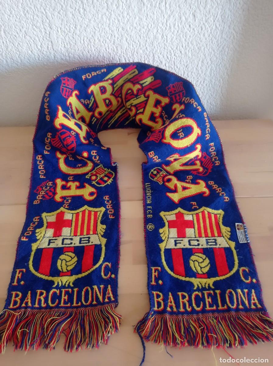 Coleccionismo deportivo: BUFANDA BAR&Ccedil;A OFICIAL - F&Uacute;TBOL CLUB BARCELONA