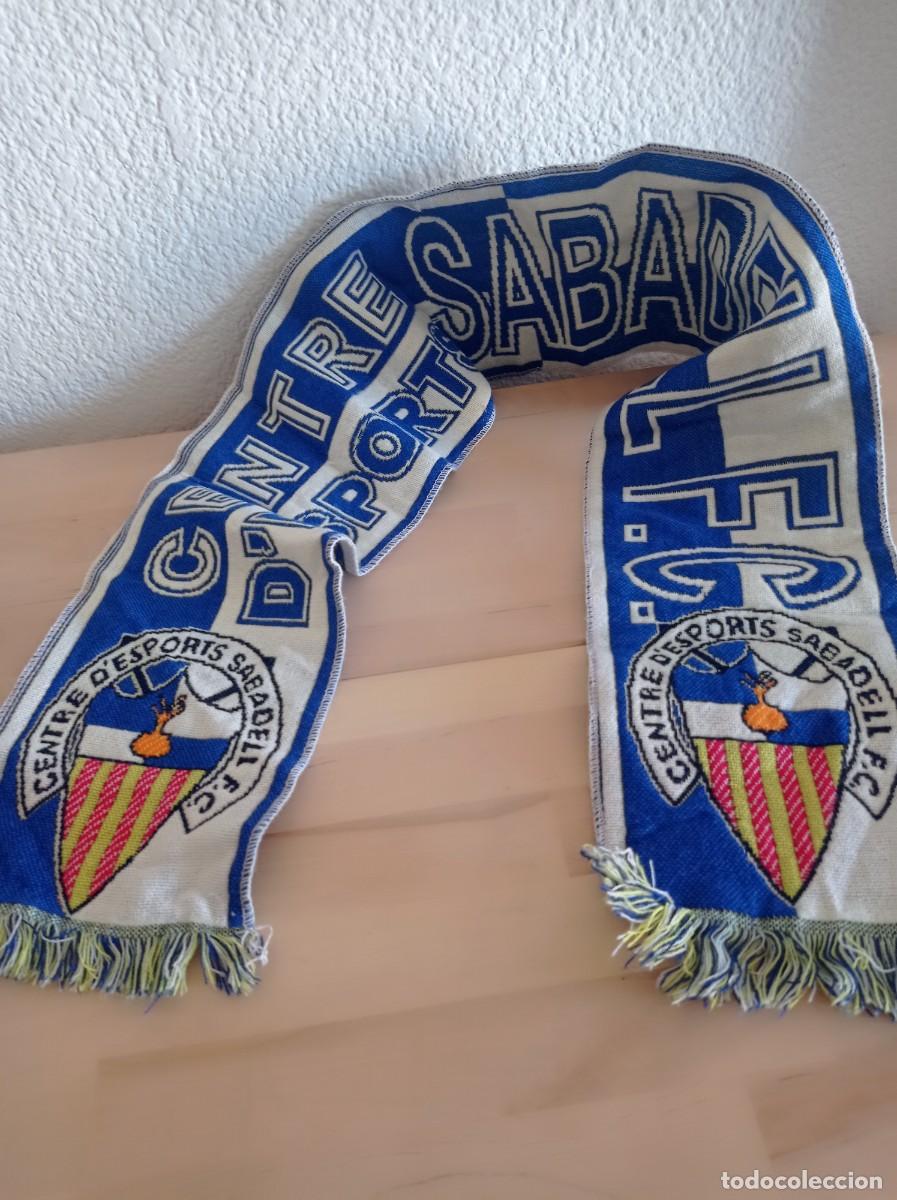 Coleccionismo deportivo: BUFANDA SABADELL F.C. - OFICIAL - CENTRE D'ESPORTS SABADELL F&Uacute;TBOL CLUB