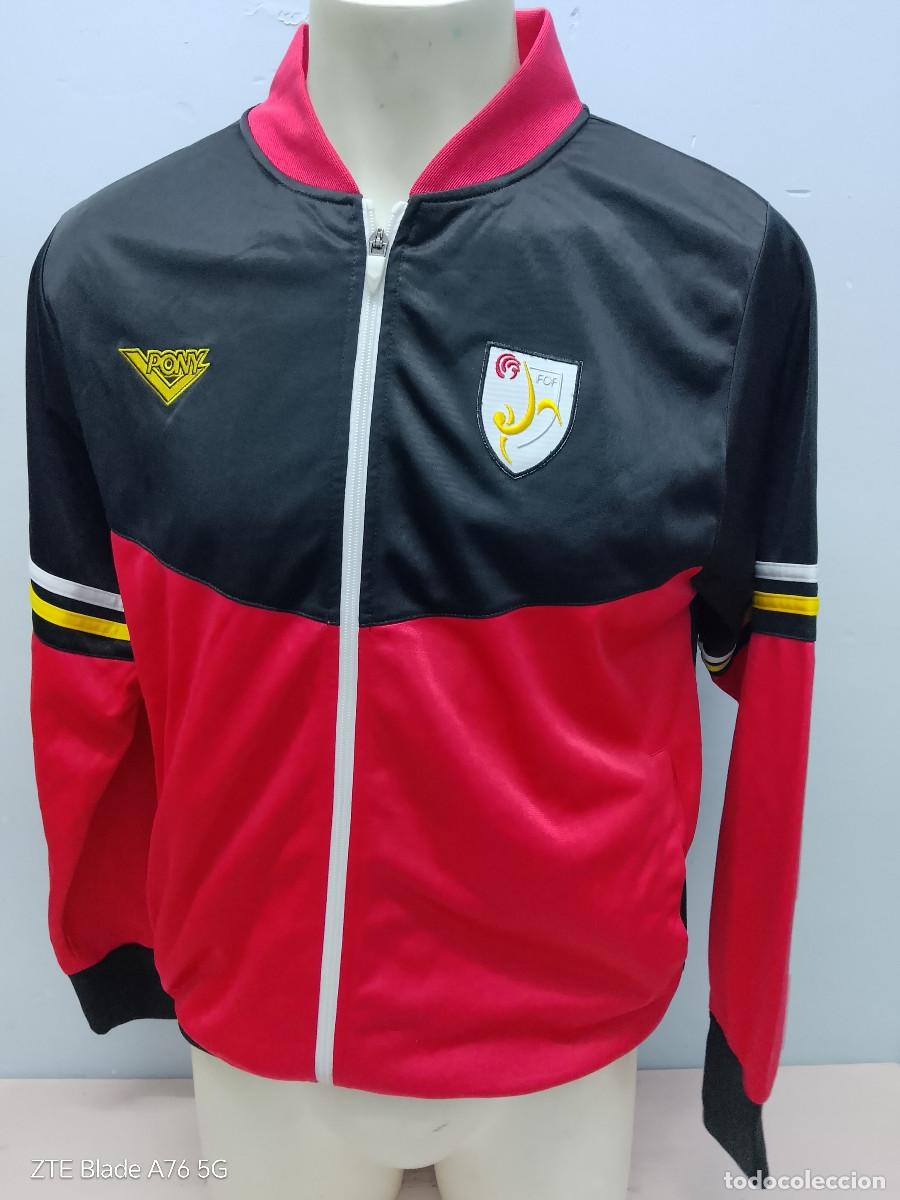 Coleccionismo deportivo: Federacion Catalana de futbol catalunya jacket chaqueta football futbol L 58cts