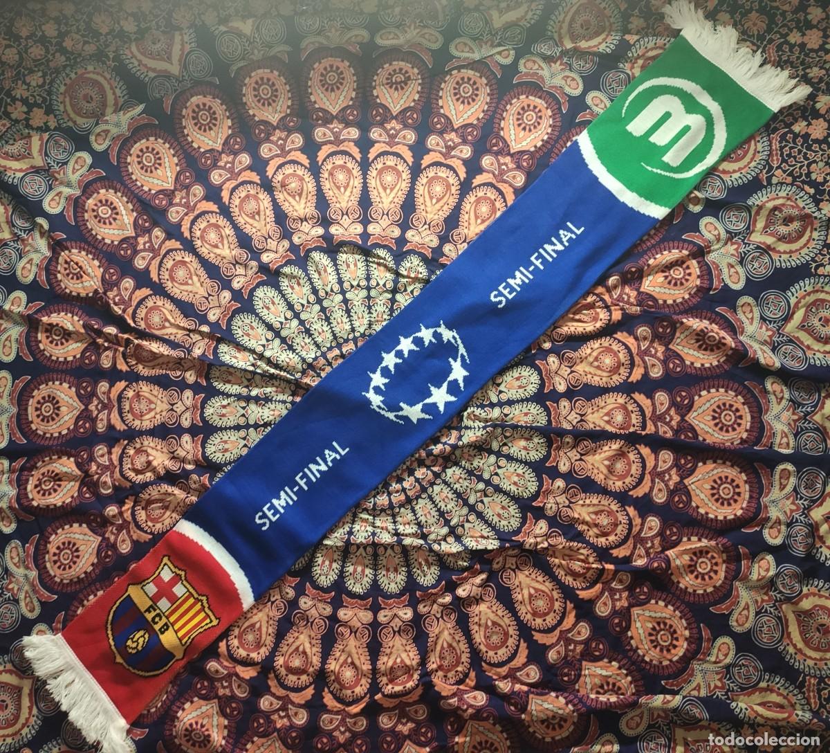 Coleccionismo deportivo: Bufanda Bar&ccedil;a Wolfsburg Women's Champions League Match Scarf