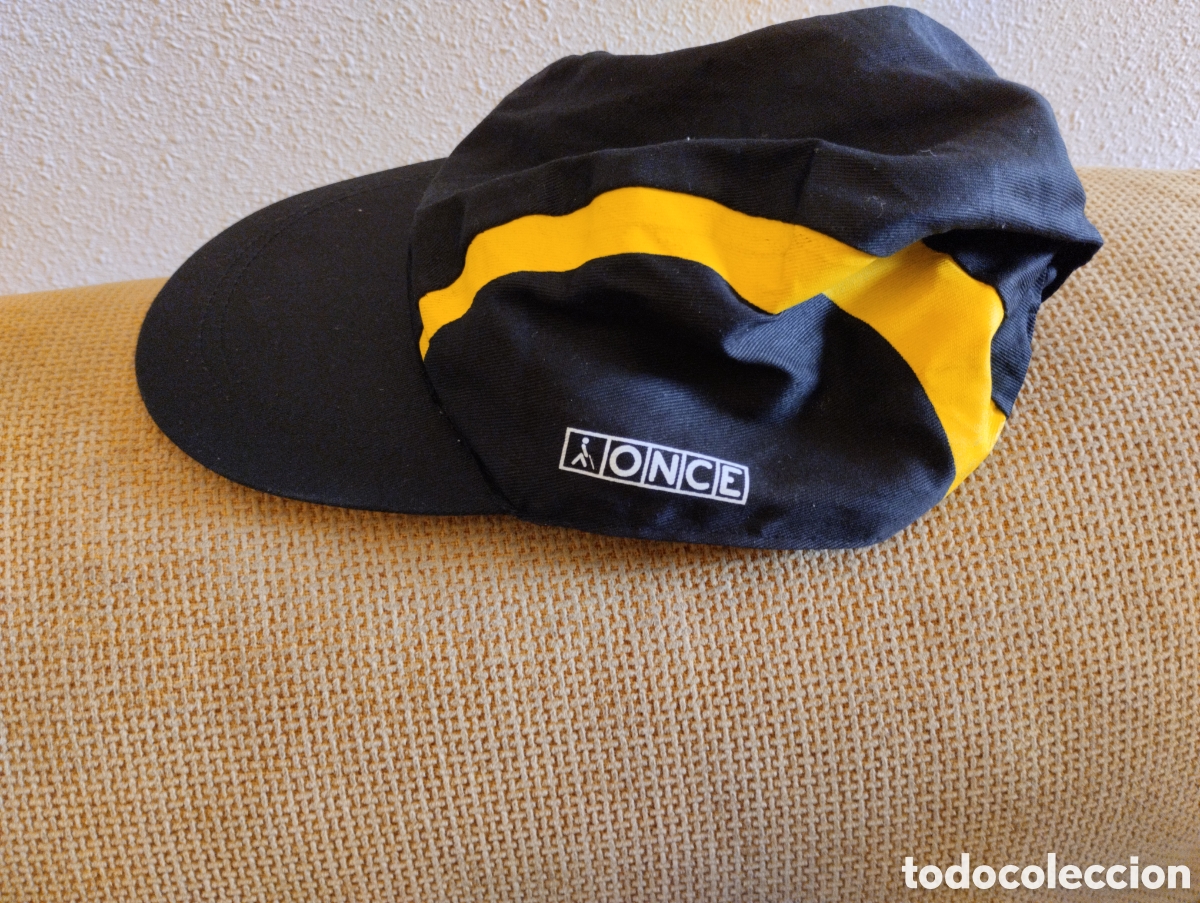 Coleccionismo deportivo: Gorra antigua ciclismo equipo ONCE - Foto 2