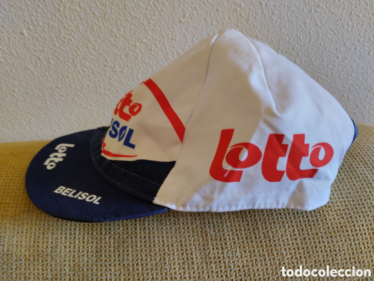 Coleccionismo deportivo: Gorra antigua ciclismo Lotto Belisol - Foto 2