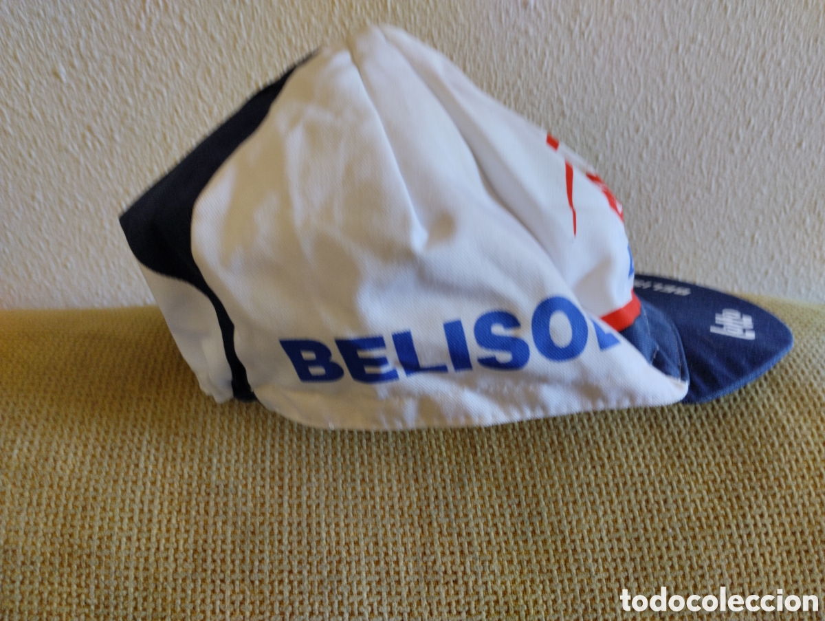 Coleccionismo deportivo: Gorra antigua ciclismo Lotto Belisol - Foto 3
