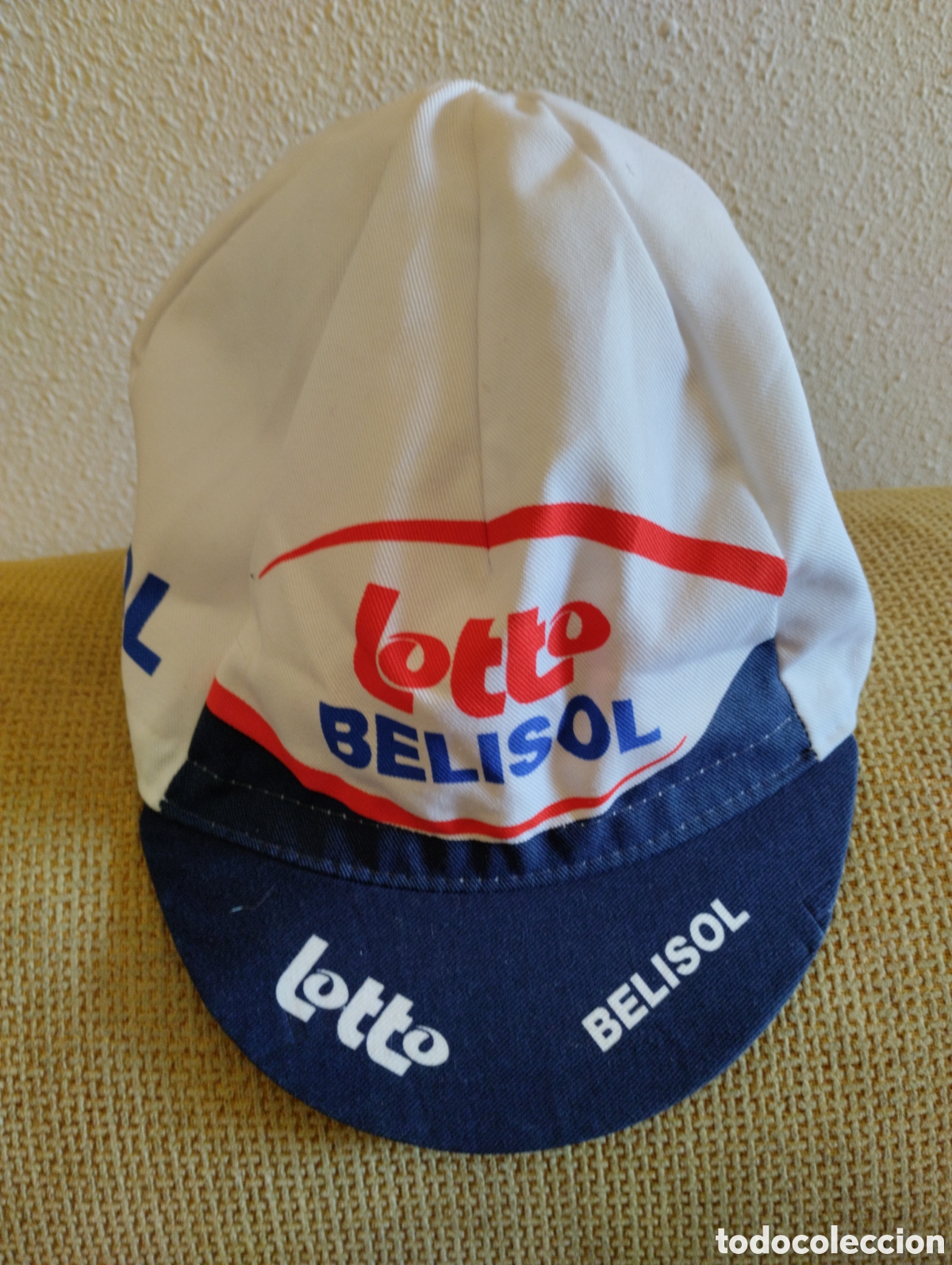 Coleccionismo deportivo: Gorra antigua ciclismo Lotto Belisol - Foto 1