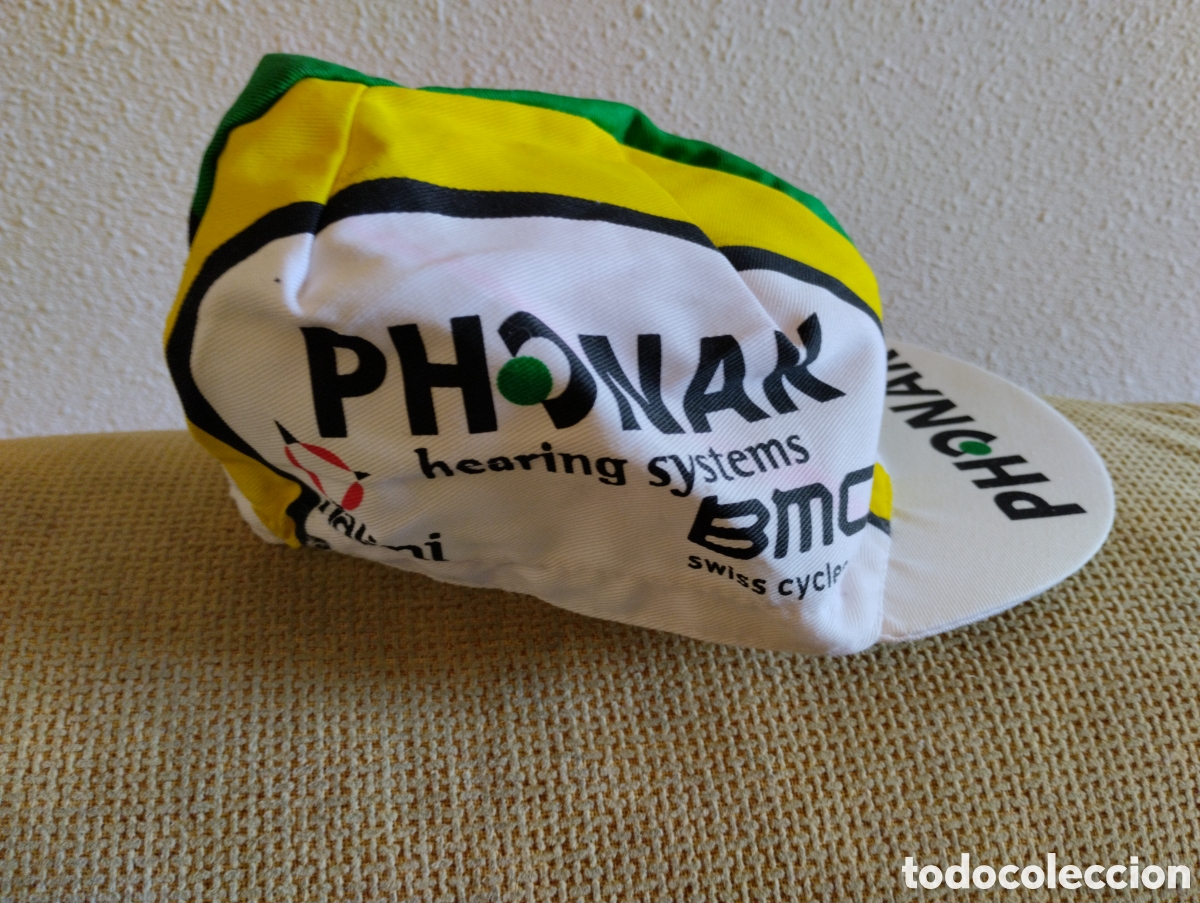 Coleccionismo deportivo: Gorra antigua ciclismo Phonak - Foto 5
