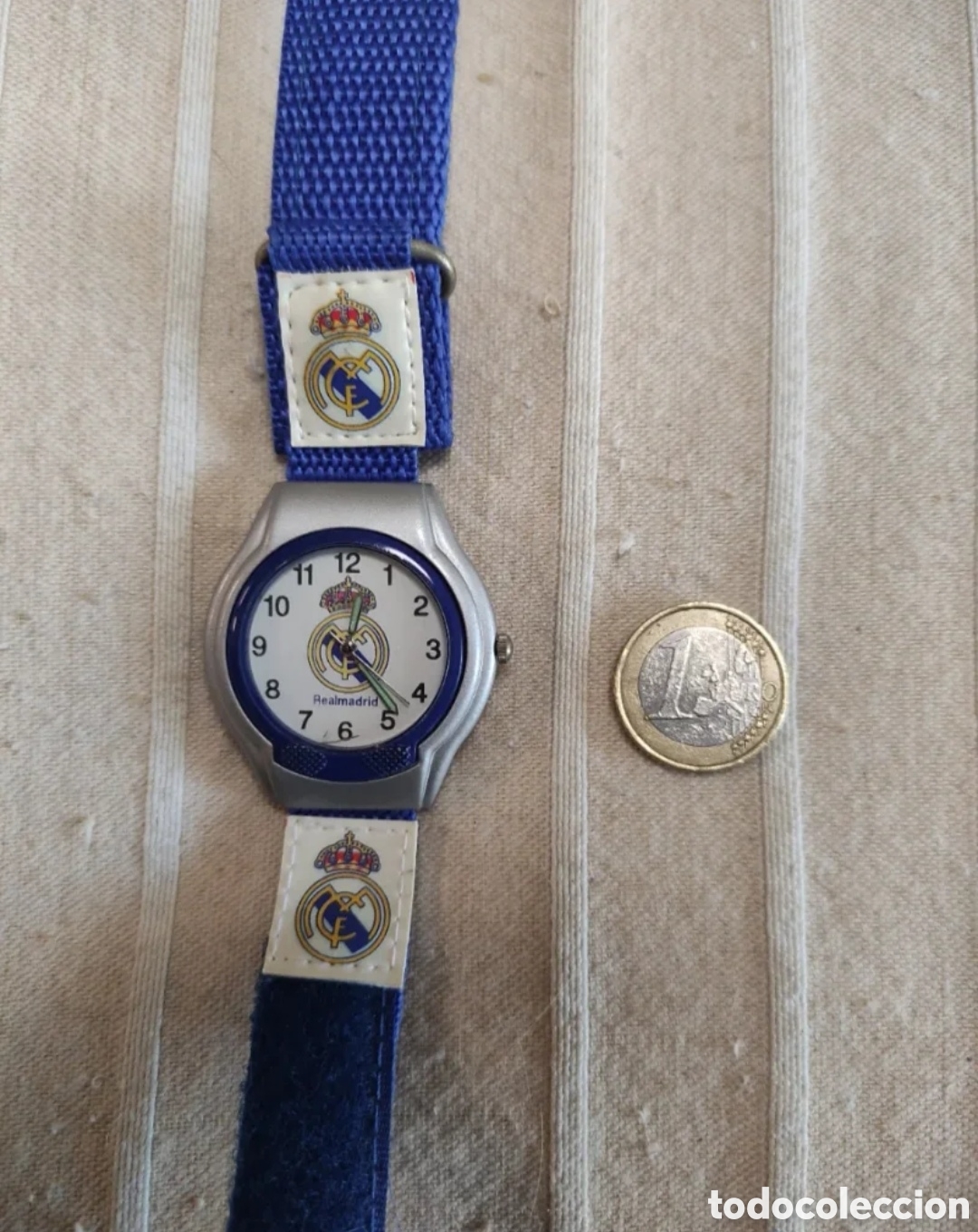 Coleccionismo deportivo: Reloj Real Madrid de pulsera vintage - Foto 2