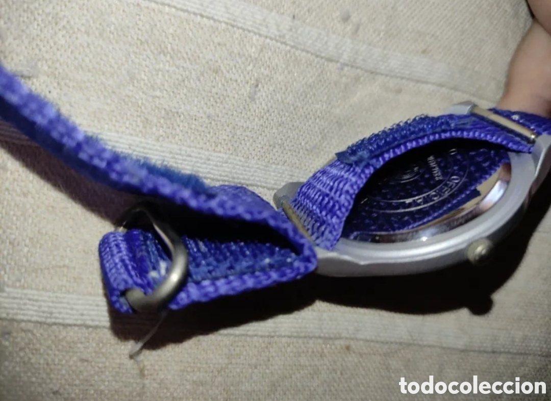 Coleccionismo deportivo: Reloj Real Madrid de pulsera vintage - Foto 5