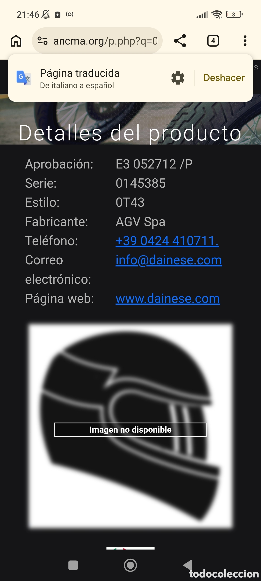 Coleccionismo deportivo: Casco moto r&eacute;plica Valentino Rossi - Foto 14