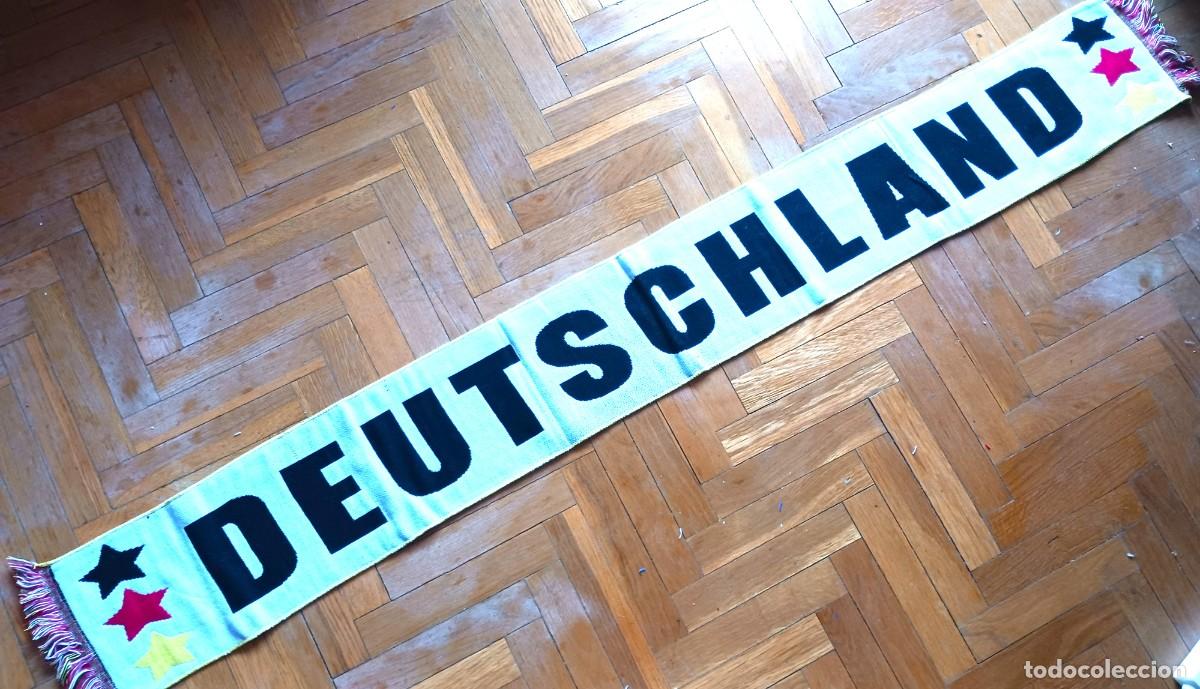 Coleccionismo deportivo: BUFANDA ALEMANIA GERMANY DEUTSCHLAND ANIMACION MANNSCHAFT 3 ESTRELLAS SCARV SCARF