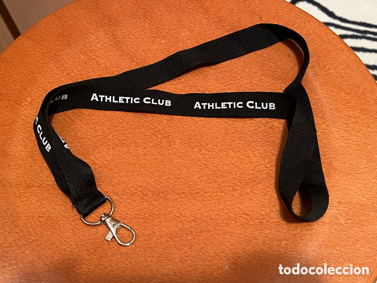 Coleccionismo deportivo: Colgante oficial de acreditaci&oacute;n ATHLETIC CLUB. F&uacute;tbol Bilbao. Temporada 15/16