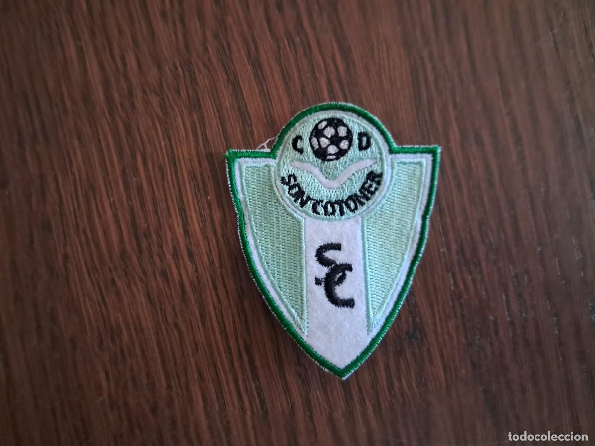 Coleccionismo deportivo: parche, escudo de tela, futbol, C.D. Son Cotoner, Mallorca.