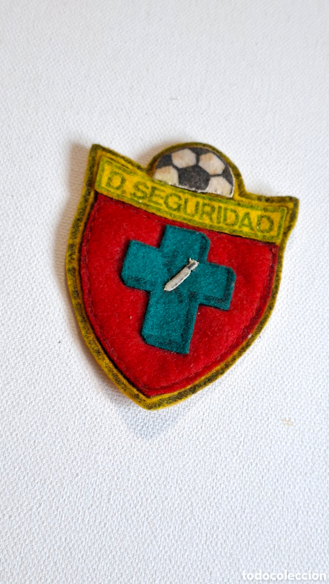 Coleccionismo deportivo: Parche F&uacute;tbol Antiguo - Foto 3