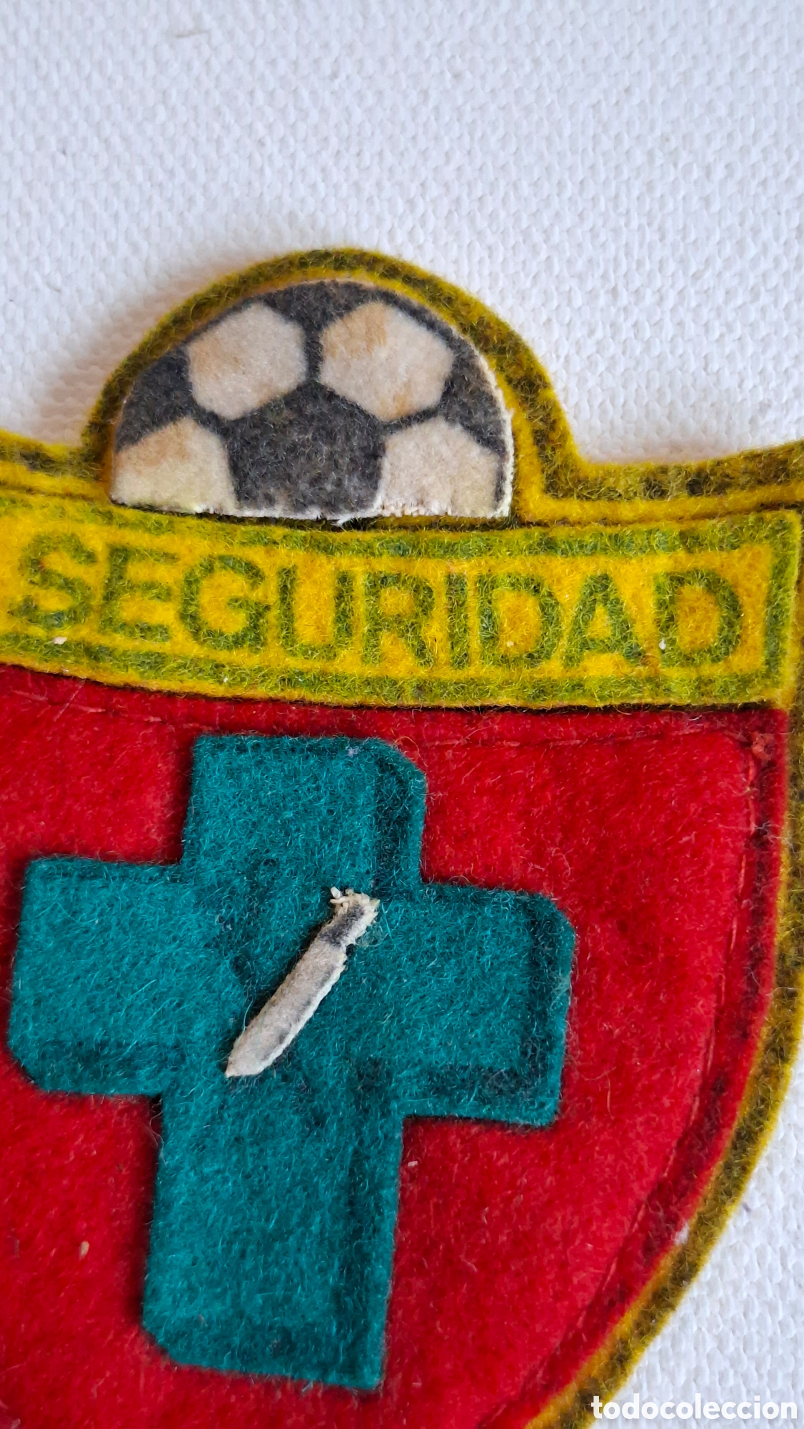 Coleccionismo deportivo: Parche F&uacute;tbol Antiguo - Foto 4
