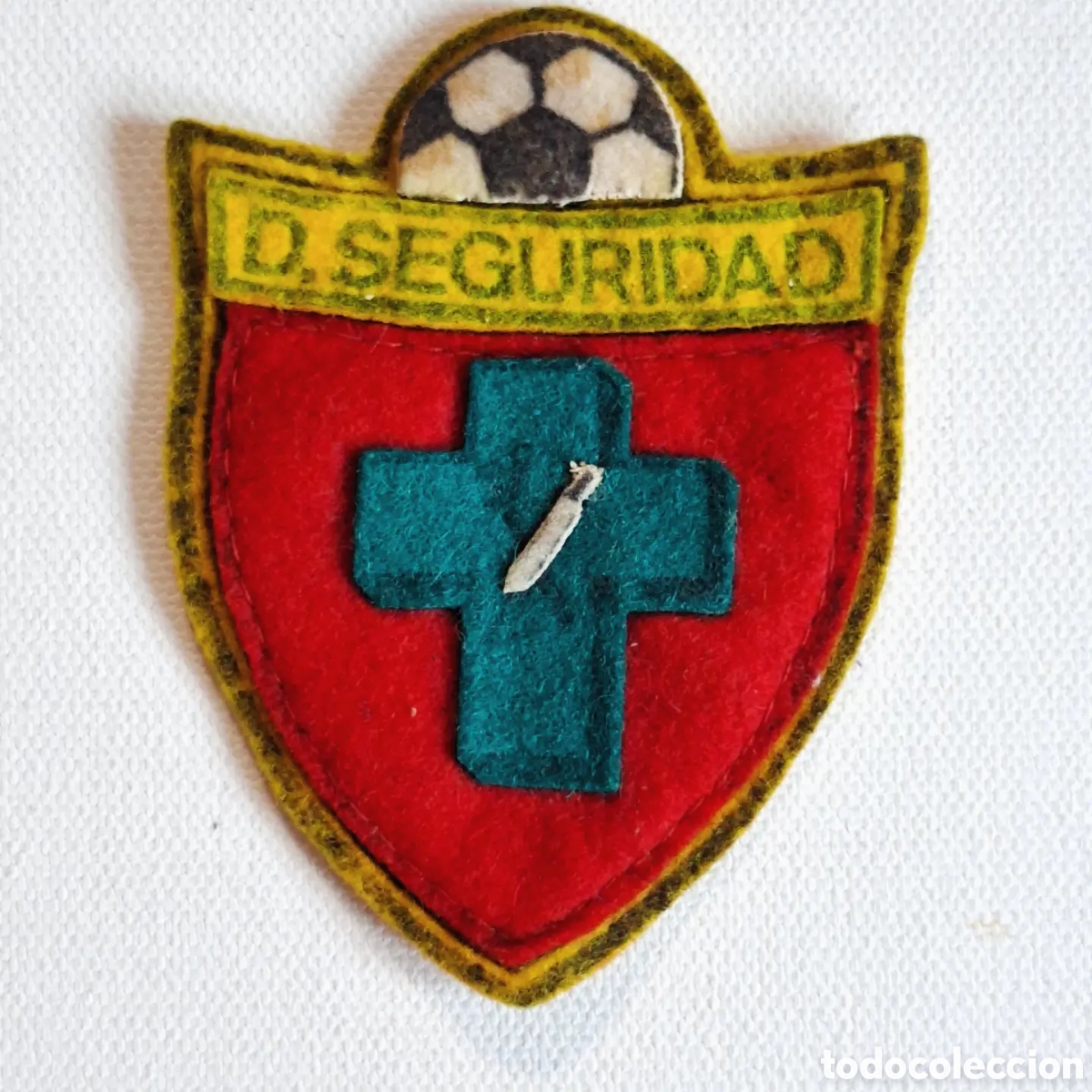 Coleccionismo deportivo: Parche F&uacute;tbol Antiguo