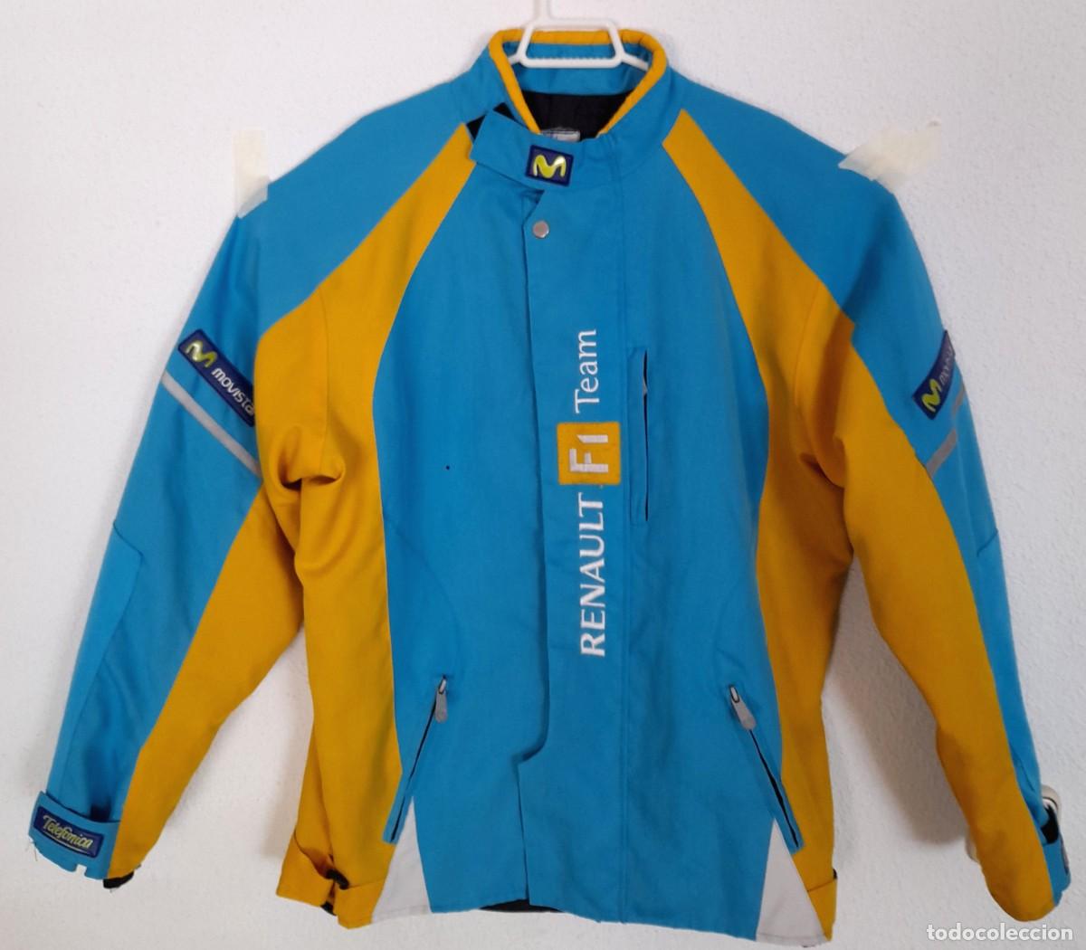 Coleccionismo deportivo: Chaqueta Equipo Renault F1 Team Fernando Alonso 2004 Movistar Tala L