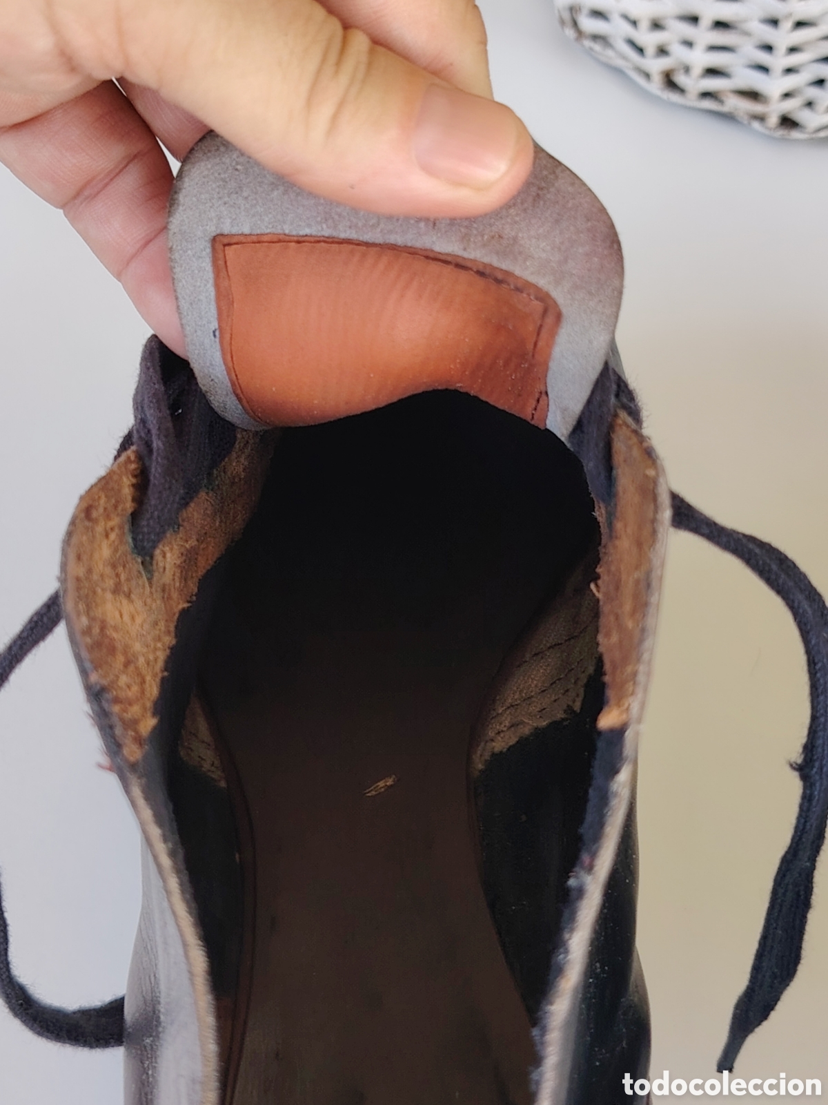 Coleccionismo deportivo: Botas &uacute;nicas vintage Hungaria 366 - Foto 9