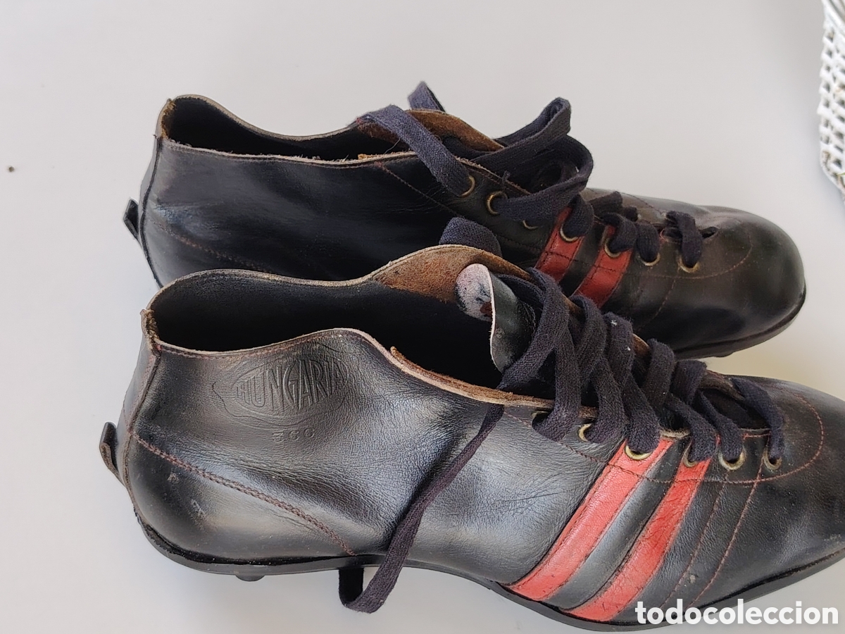 Coleccionismo deportivo: Botas &uacute;nicas vintage Hungaria 366 - Foto 14
