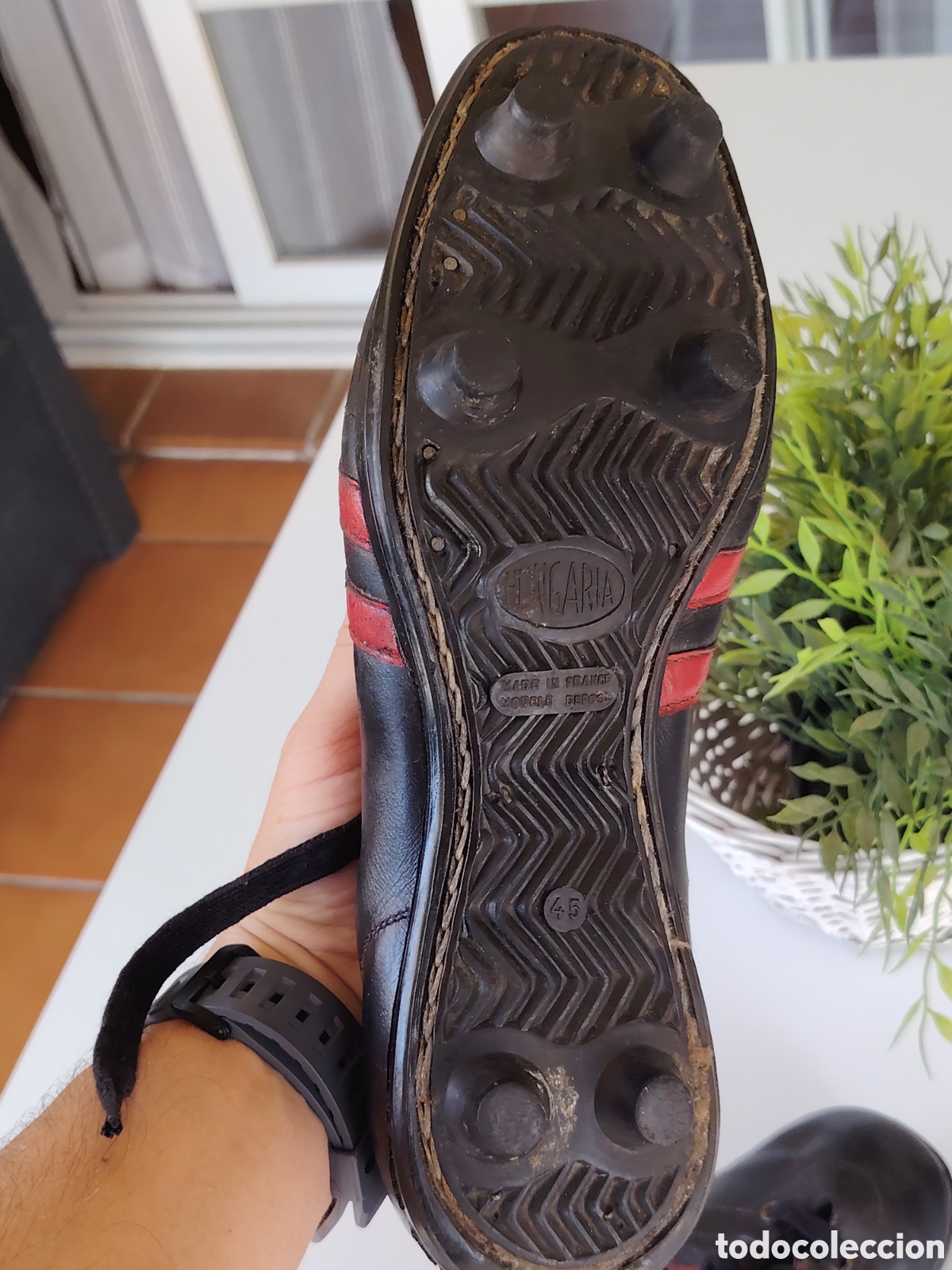 Coleccionismo deportivo: Botas &uacute;nicas vintage Hungaria 366 - Foto 15