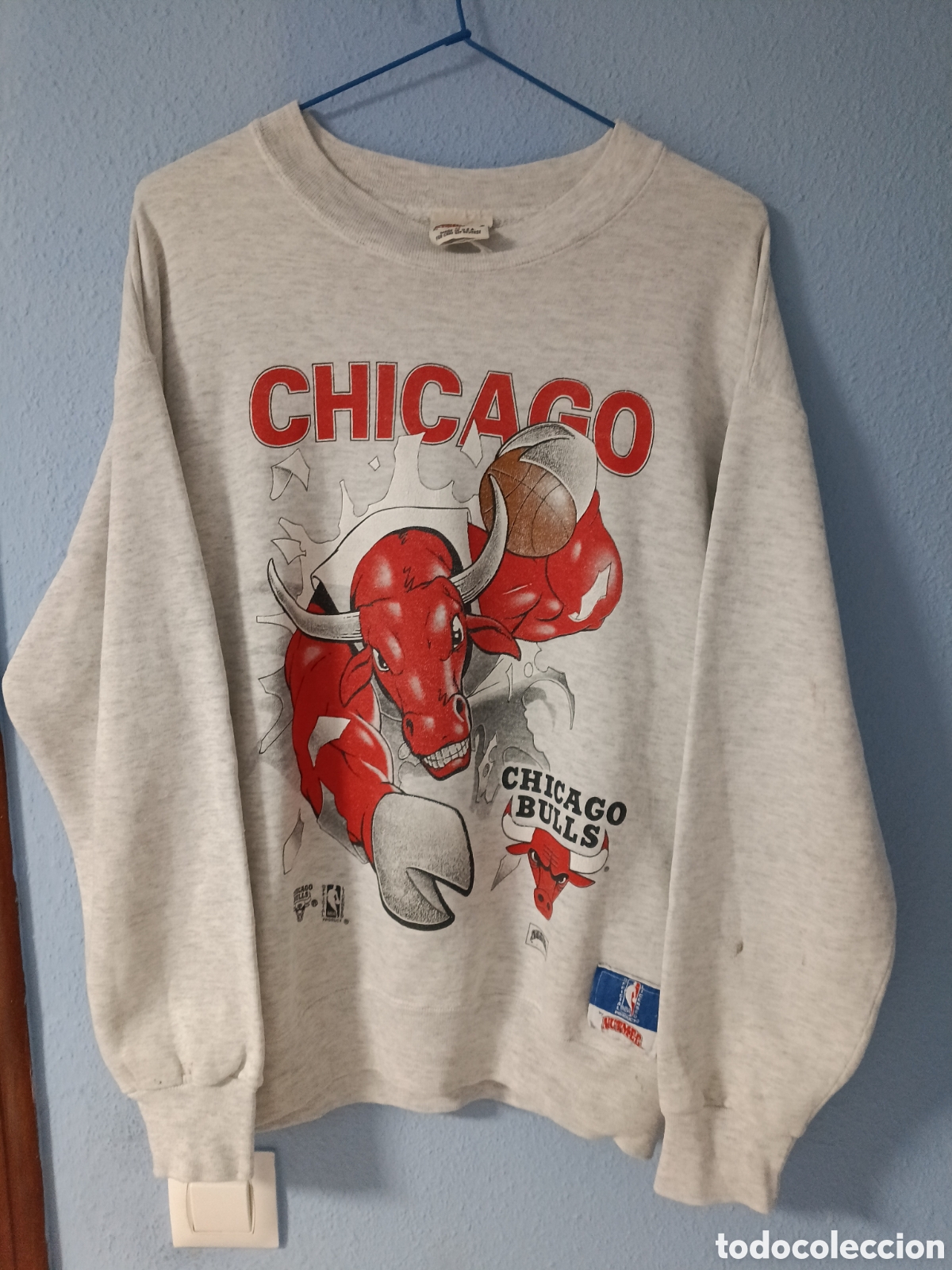 Coleccionismo deportivo: Chicago Bulls 1990 Jacket vintage M
