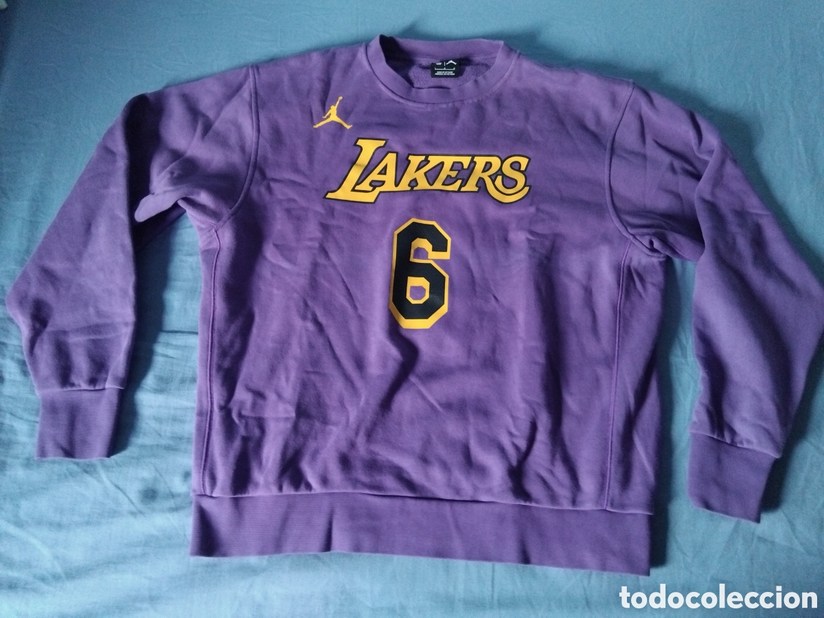Coleccionismo deportivo: GR Sudadera Lakers. Lebron James. Talla L
