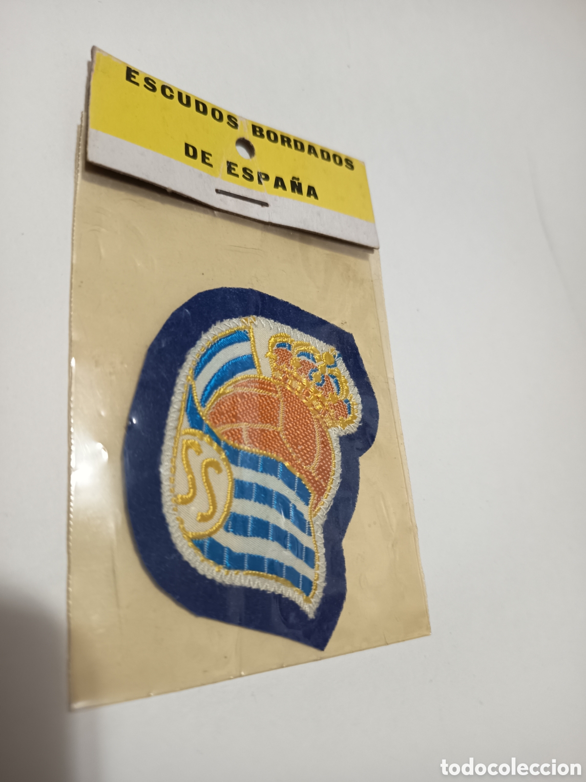 Coleccionismo deportivo: Escudos bordados real sociedad san