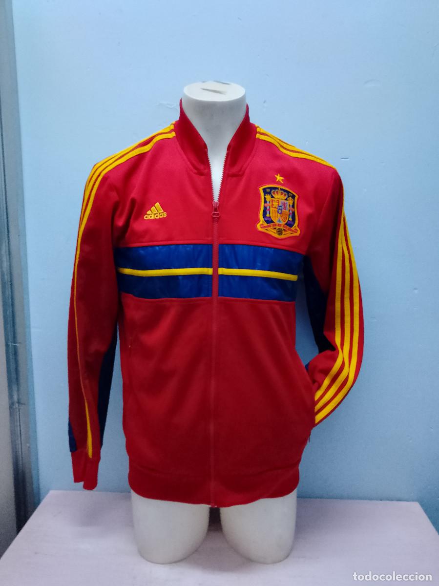 Coleccionismo deportivo: Espa&ntilde;a Spain chaqueta futbol football jacket seleccion M 54cts