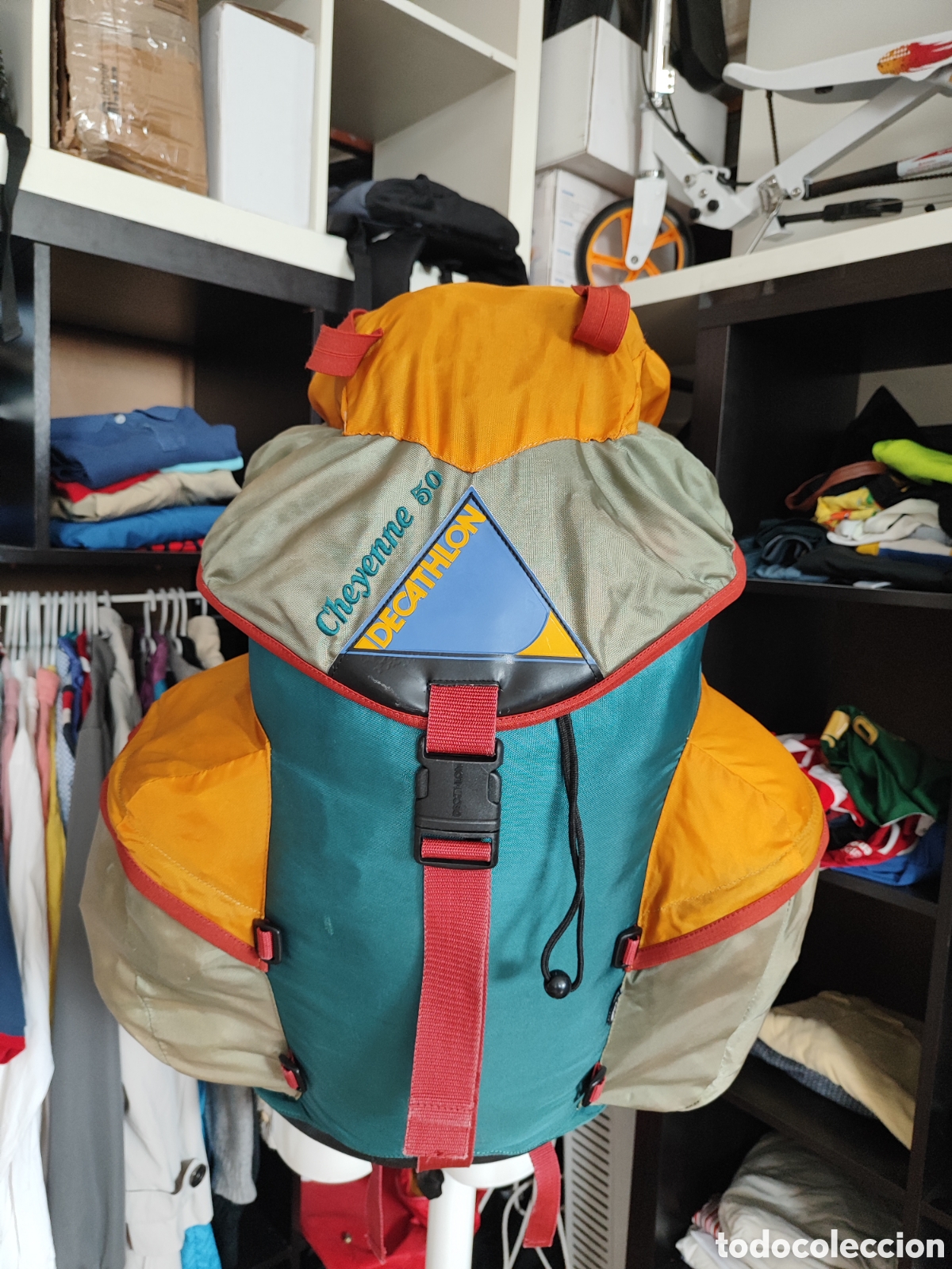 Coleccionismo deportivo: Mochila Decathlon Cheyenne 50L Senderismo - Foto 2